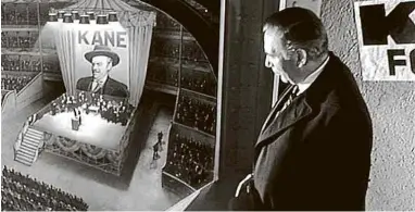  ?? Divulgação ?? Cena do filme ‘Cidadão Kane’, dirigido por Orson Welles