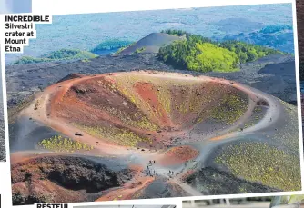  ?? ?? INCREDIBLE Silvestri crater at Mount Etna