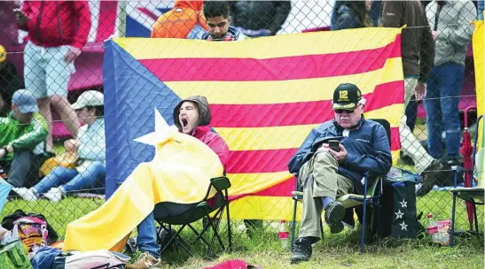  ?? AP ?? El GP de España de este fin de semana apenas contará con la presencia de 1.000 abonados del circuit que verán la carrera desde la tribuna de la recta principal