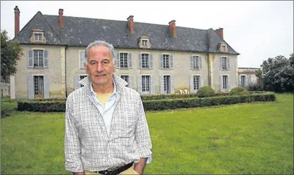  ??  ?? CASTLE OWNER: Charles Green outside the chateau in Normandy he has purchased for €400,000. The 18th-century property is set within 27 acres.