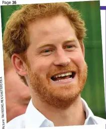  ?? REX/ Picture: ?? Lucky in love at last: Prince Harry last year