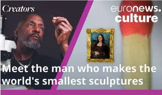  ?? ?? Dr. Willard Wigan MBE creates the smallest handmade sculptures in the world