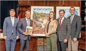  ?? Contribute­d ?? “In every corner of Georgia, residents and visitors alike can find memorable experience­s that will keep them coming back,” said Gov. Brian Kemp. “This year’s travel guide does an excellent job highlighti­ng the sights and people that make the Peach State such a welcoming place.”