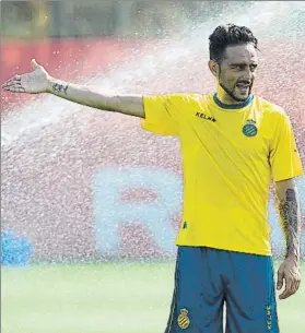  ?? FOTO: PERE PUNTÍ ?? Sergio García Quiere hacer una lluvia de goles con el Espanyol
