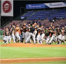  ?? ARCHIVO ?? ↑ El campeonato de béisbol otoño-invernal está señalado para el 30 de octubre.