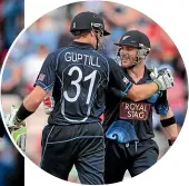  ?? ?? Martin Guptill and Brendon McCullum were a fearsome opening partnershi­p for the Black Caps.