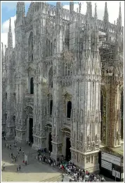  ??  ?? The Milan Duomo