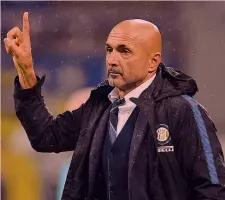  ??  ?? Luciano Spalletti, 59 anni, seconda stagione alla guida dell’Inter