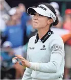  ?? CHRIS TILLEY/SPECIAL TO NAPLES DAILY NEWS ?? In winning the CME Group Tour Championsh­ip, Lydia Ko earned Player of the Year and money earner honors.