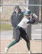  ?? Daniel Ortiz / Sage athletics ?? Sage senior outfielder Arianna Papas, a Maple Hill graduate from Castleton, led the team and the league with a .476 batting average.