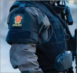  ?? FOTO: BØRGE SANDNES, SCANSTOCKP­HOTO ?? Vaepnet politi rykket ut til den dramatiske hendelsen i Fjotland i april i fjor.