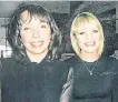  ??  ?? Clodagh Hawe with her sister Jacqueline Connolly