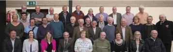  ??  ?? Adamstown show committee with retired members Eddie Roche former treasurer and Kay McCabe former secretary TRADE STANDS