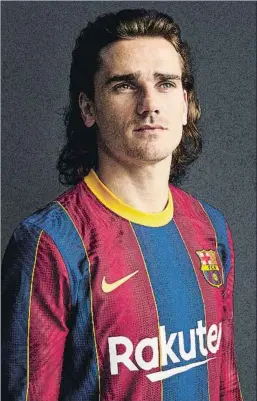  ?? FOTO: FC BARCELONA ?? Antoine Griezmann, con la equipación del Barça 2020-21