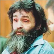  ?? Associated Press ?? CHARLES MANSON was denied parole on May 23, 2007, his 11th rejection since 1978.