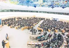  ??  ?? La Tercera Revisión en el Examen Periódico Universal (EPU) del Consejo de Derechos Humanos de la ONU se llevó a cabo en Ginebra, Suiza.