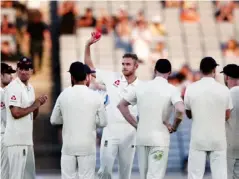  ??  ?? Stuart Broad's 400th Test wicket was solitary