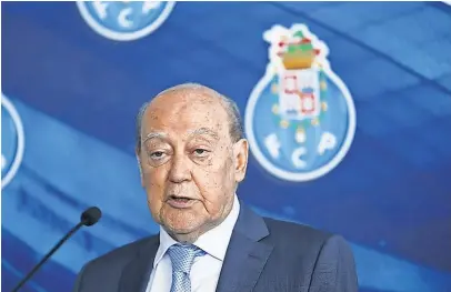  ?? ?? Pinto da Costa anunciou as linhas mestras do seu programa eleitoral