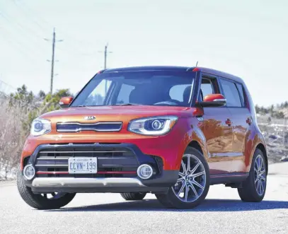  ?? JUSTIN PRITCHARD ?? The 2018 Kia Soul.