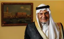  ??  ?? Prince Turki Al Faisal, Saudi’s former intelligen­ce chief, said now is not the right time for Saudi-Iran talks