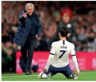  ??  ?? New manager bounce…Jose Mourinho has helped get the best out of Son