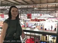  ??  ?? Michaela –2019– Milan Shoe Fair
