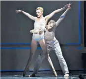  ??  ?? Giddy commitment: Zenaida Yanowsky as Lise and Edward Watson as Paul