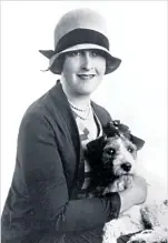  ??  ?? Agatha Christie and pal in the 1920s