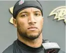  ?? KEVIN RICHARDSON/BALTIMORE SUN ?? Can Ravens’ revamped pass defense go from worst to first? “I would love to prove it,” veteran cornerback Marlon Humphrey said.