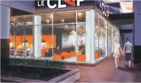  ?? PHOTOS CINÉMA LE CLAP ?? Le Clap entend ouvrir 12 salles de cinéma à Place Ste-foy à la fin 2019.