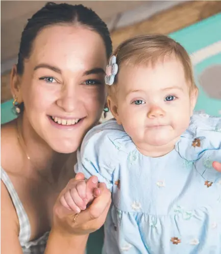  ?? Picture: Kevin Farmer ?? CUTENESS OVERLOAD: Voted Toowoomba’s cutest baby in an online poll by The Chronicle is baby Ruby Mason with her mum Ash Parker.