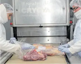  ?? ?? El frigorífic­o exporta carne a varios mercados