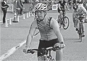  ?? COURTESY OF SPECIAL OLYMPICS ?? Chris Nikic, from Special Olympics Florida, is training for his first Ironman competitio­n.