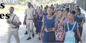  ??  ?? A Jamaica Observer file photo of students on the campus of St Elizabeth Technical High School.