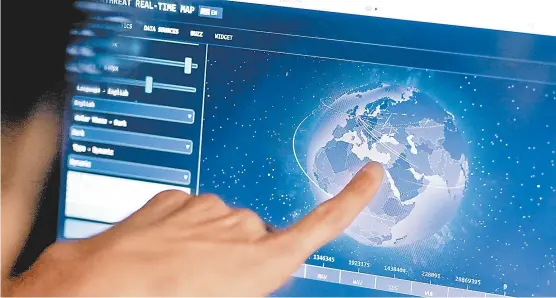  ??  ?? El problema informátic­o se extendió en varias partes del mundo.