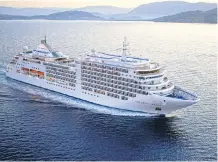  ?? SILVERSEA CRUISES ?? Silversea’s Silver Spirit is under the knife for a lengthenin­g and upgrade that will increase its capacity to 608 guests.