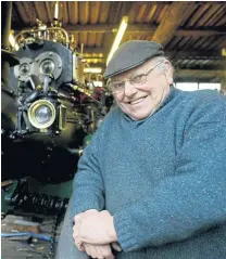  ?? Picture: PA ?? Fred Dibnah with one of his beloved steam engines