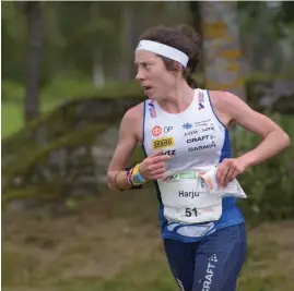  ?? FOTO: PIRJO VALJANEN ?? Venla Harju öppnade Finlands medaljkont­o i VM då hon vann brons.