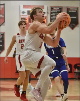  ?? KYLE FRANKO — TRENTONIAN FILE PHOTO ?? Robbinsvil­le’s Evan Bunnell scored 24 points on Saturday to go over 1,000 for his career.