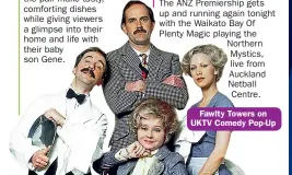  ??  ?? Fawlty Towers on UKTV Comedy Pop-Up