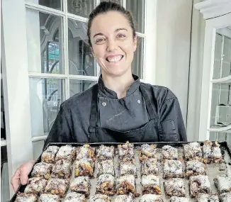  ??  ?? HARD KNOCK: Owner and head chef at Polka restaurant in Graaff-Reinet, Hestie van der Mescht, will be selling some of her food at a SPAR outlet and online after taking the difficult decision to close the popular bakery and deli