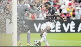  ?? FOTO: GETTY ?? Wendel marcó este domingo en el derbi de Rio de Janeiro contra el Flamengo