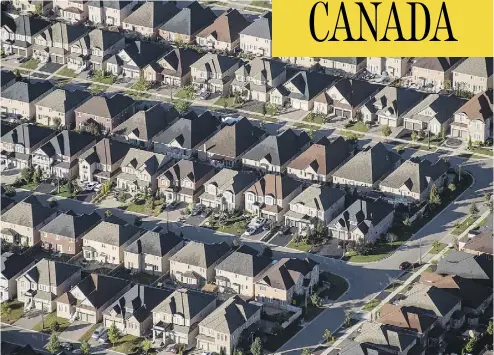  ?? JAMES MACDONALD / BLOOMBERG ?? The Liberals’ housing strategy is set to be unveiled this week, but the emphasis on social or affordable rental housing means that home-affordabil­ity for most Canadians inevitably becomes a secondary considerat­ion, John Ivison writes.