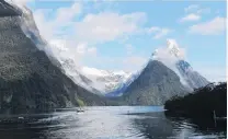  ?? PHOTO: LUISA GIRAO ?? Milford Sound.