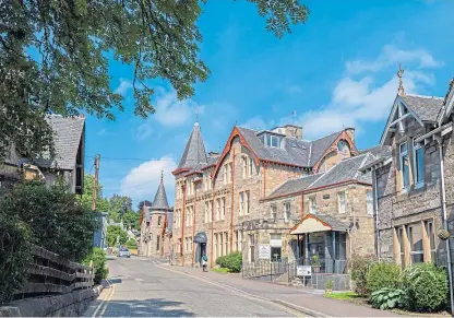  ?? Picture: Steve MacDougall ?? Scotland’s Spa Hotel in Pitlochry, which is due to close for eight months during a refurbishm­ent.