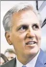  ??  ?? Rep. Kevin McCarthy