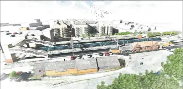  ?? Picture: GWR ?? An artist’s impression of the new station