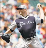  ?? Patrick McDermott / Getty Images ?? Yankees starter J.A. Happ delivers in the first inning against the Orioles in Game 1 of Saturday’s doublehead­er.