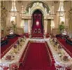  ?? ROYAL COLLECTION TRUST ?? The Buckingham Palace ballroom was a grand setting for a grand occasion.