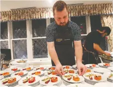  ?? WAYNE CUDDINGTON FILES ?? Justin Champagne was one of eight chefs who competed in the Ottawa edition of Canada's Great Kitchen Party last year to represent the city in the Canadian Culinary Championsh­ips.